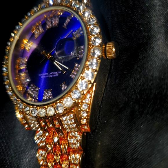 Jeyz BlueFace Gold Diamond Watch. - Picture 2 of 3